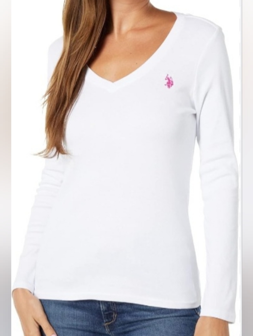 US Polo Association USPA Long Sleeve Tee Flawed